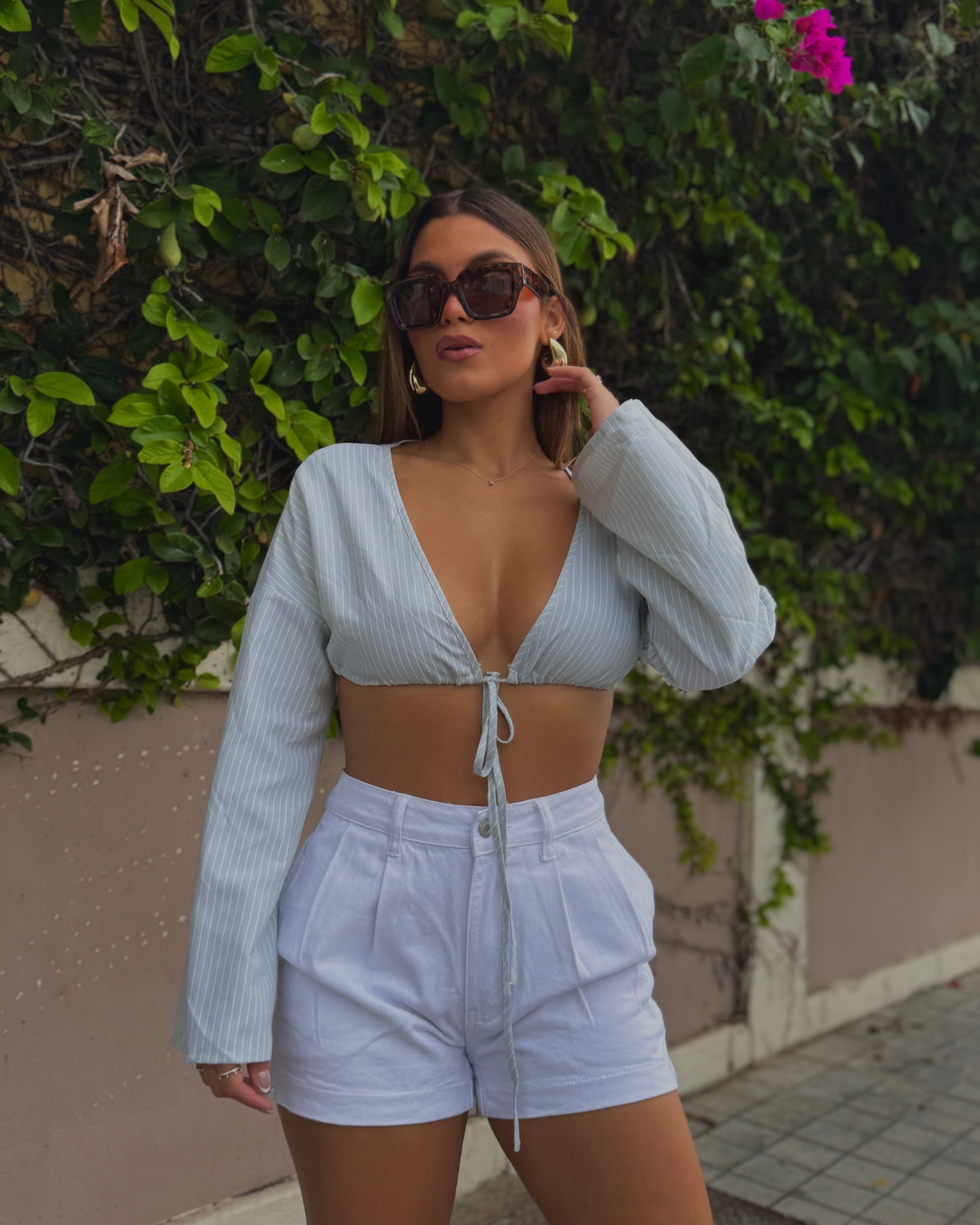 dánicka semi-formal denim short