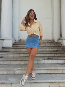 diannies casual denim skort