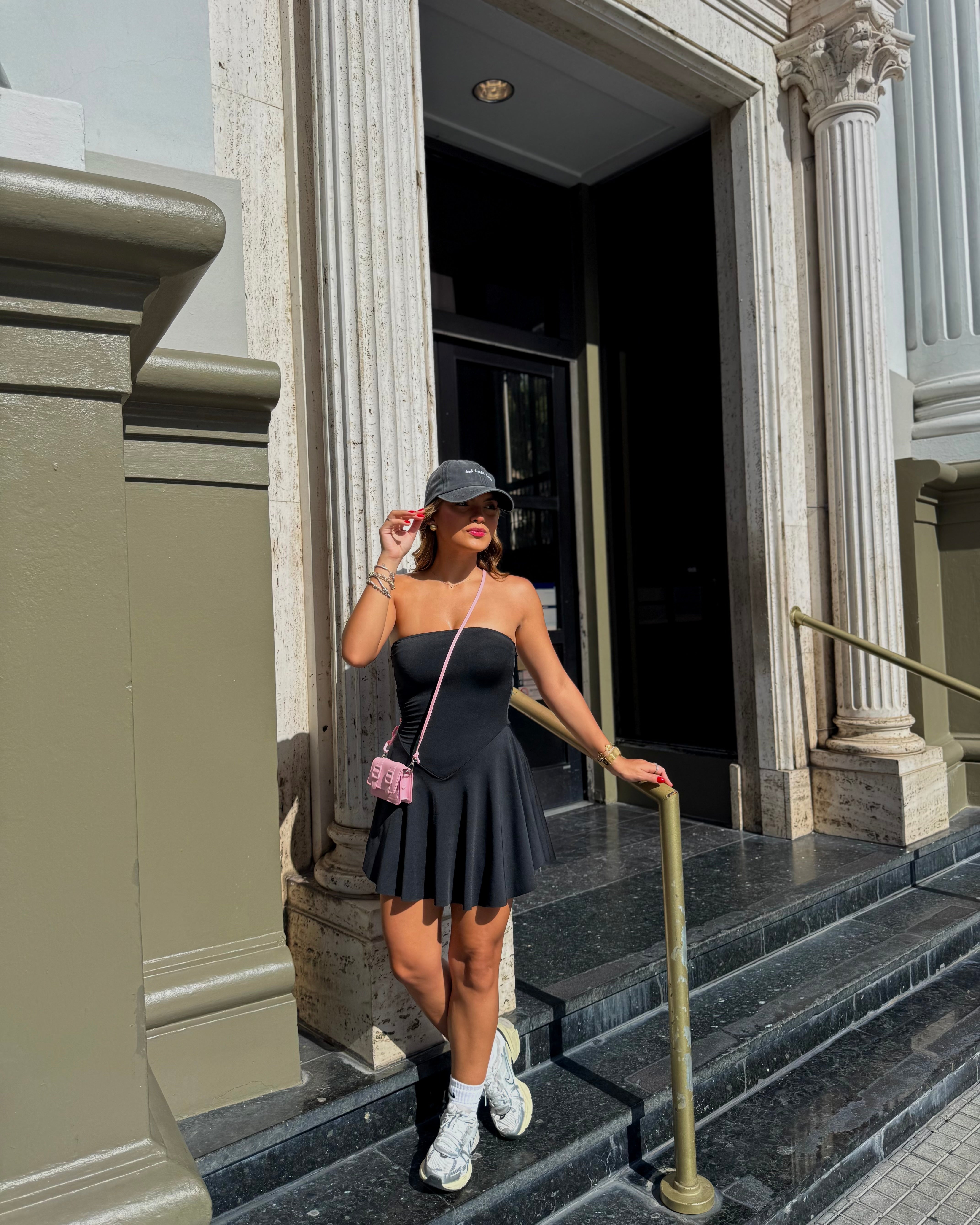 sheyrie strapless basic dress
