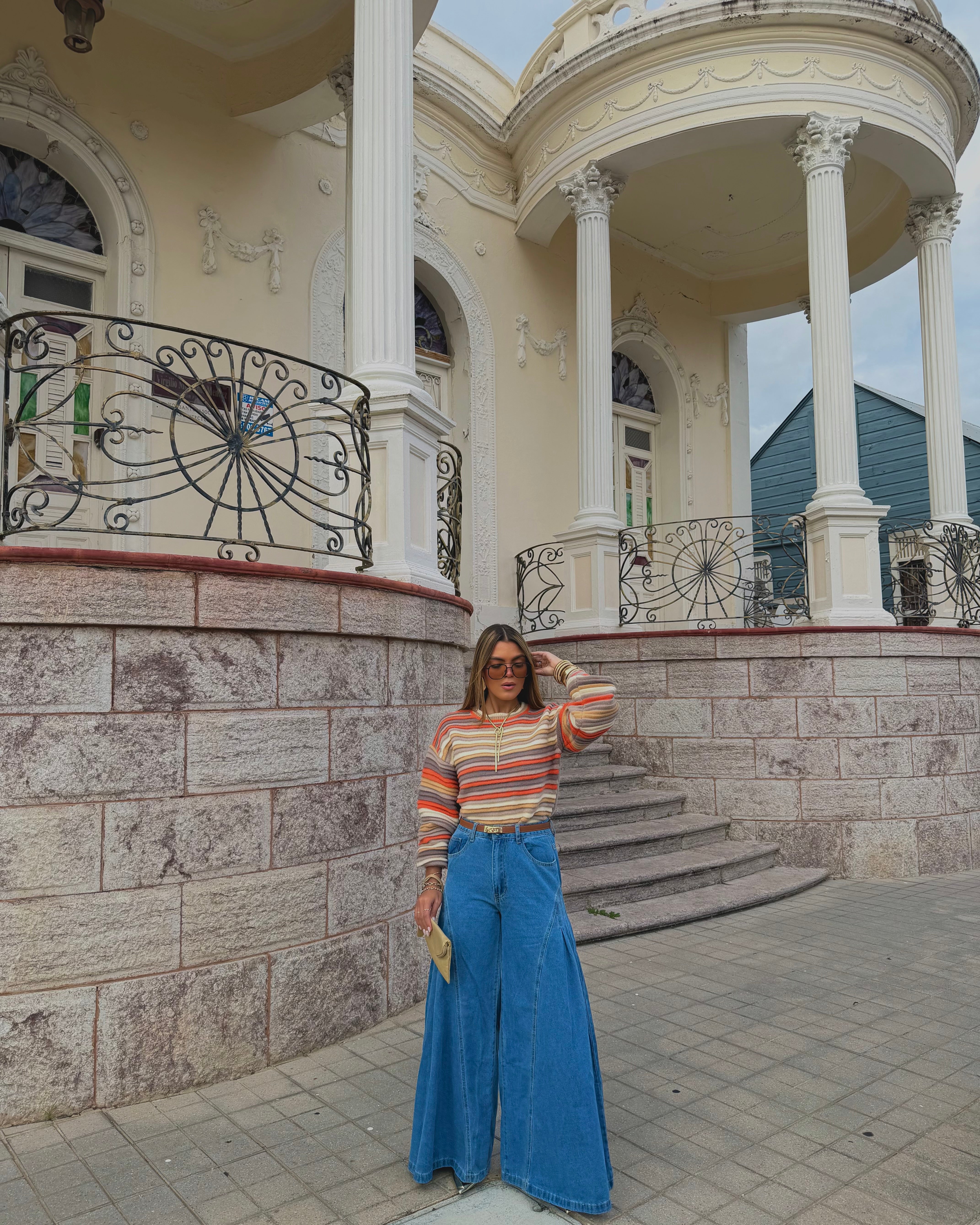 annies denim palazzo pants