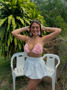 neylí lace bubble skirt