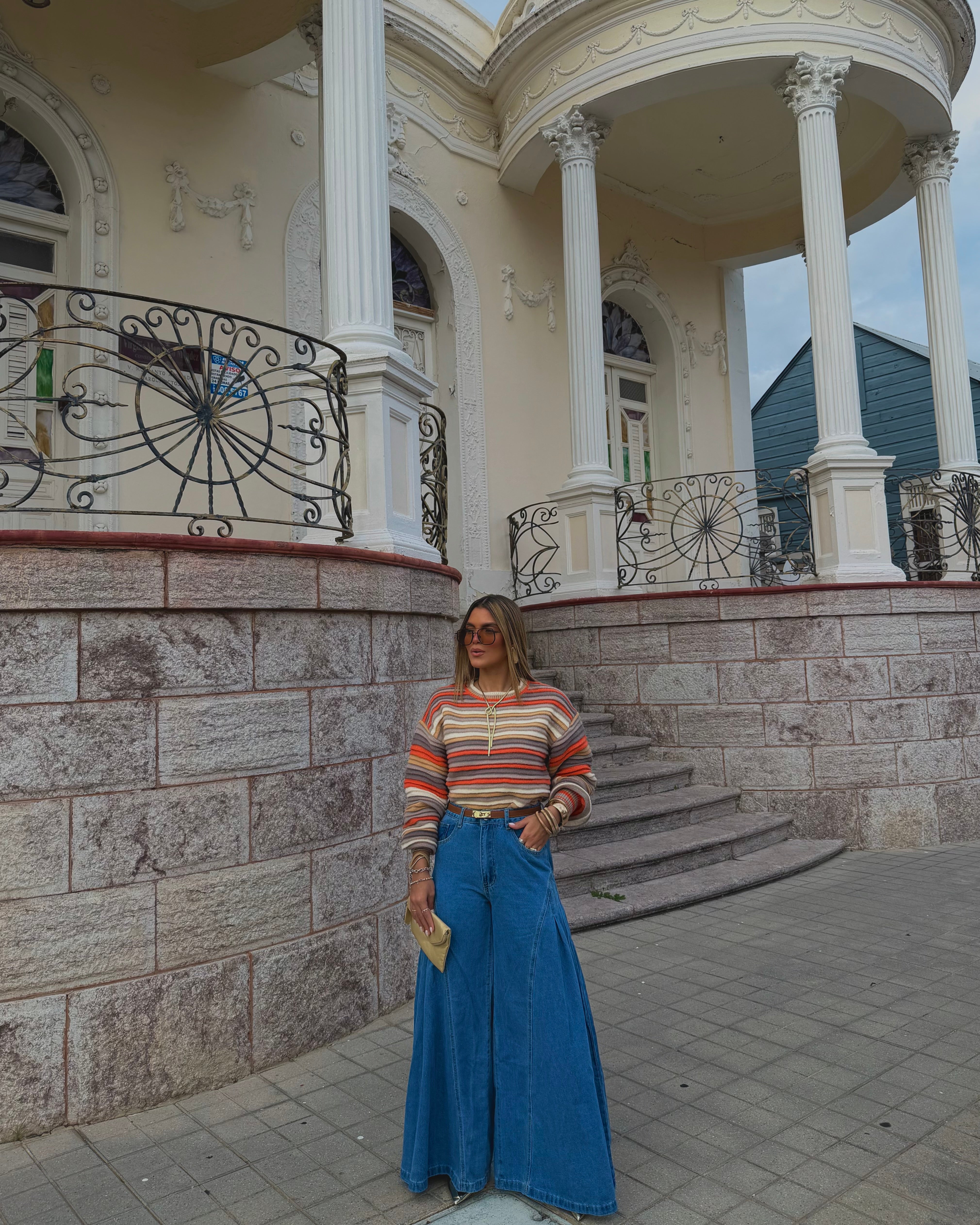 annies denim palazzo pants