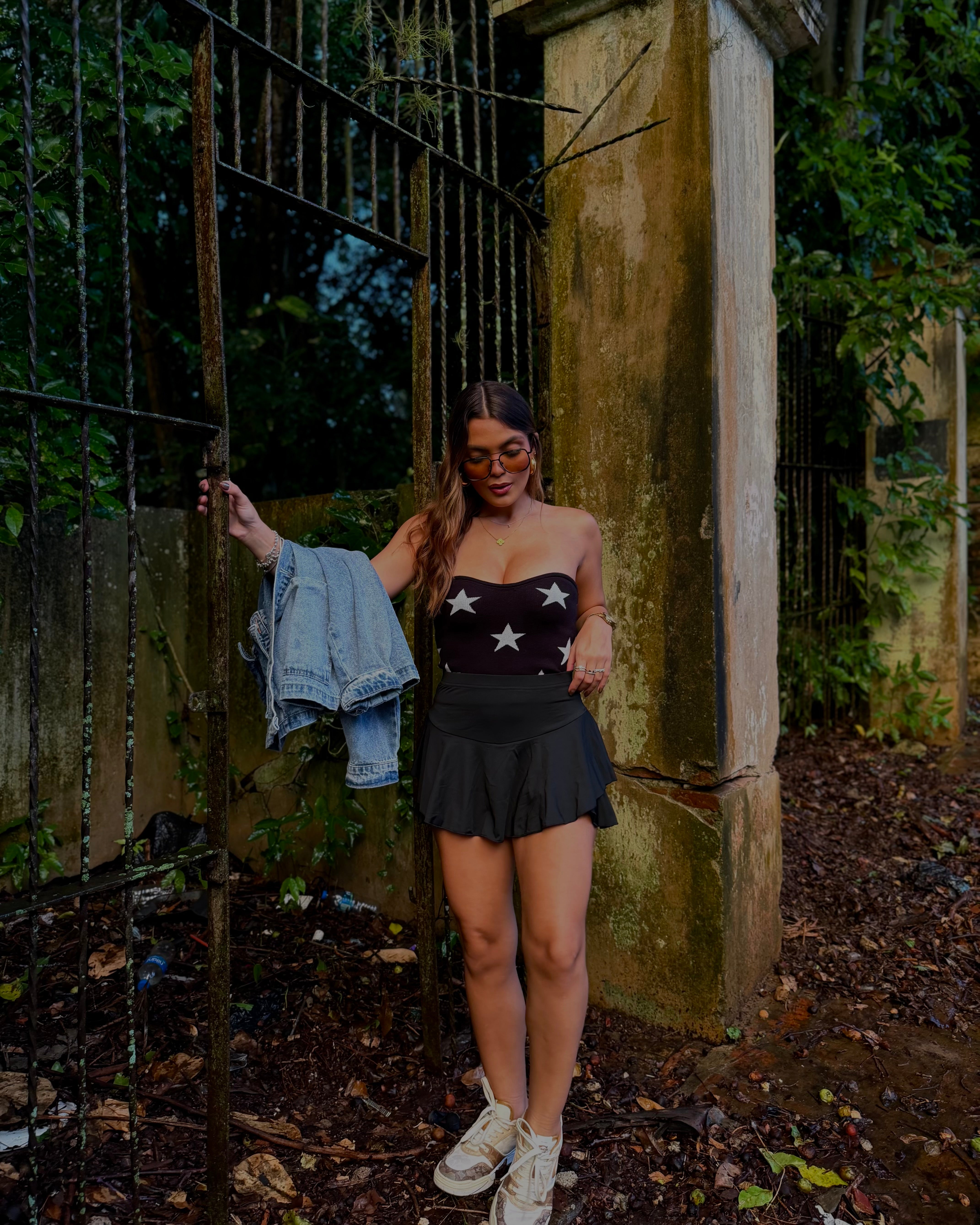 nandyan stars crop top