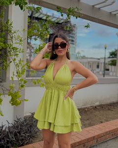 ennie romper olive