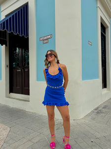 ovidia crochet dress royal