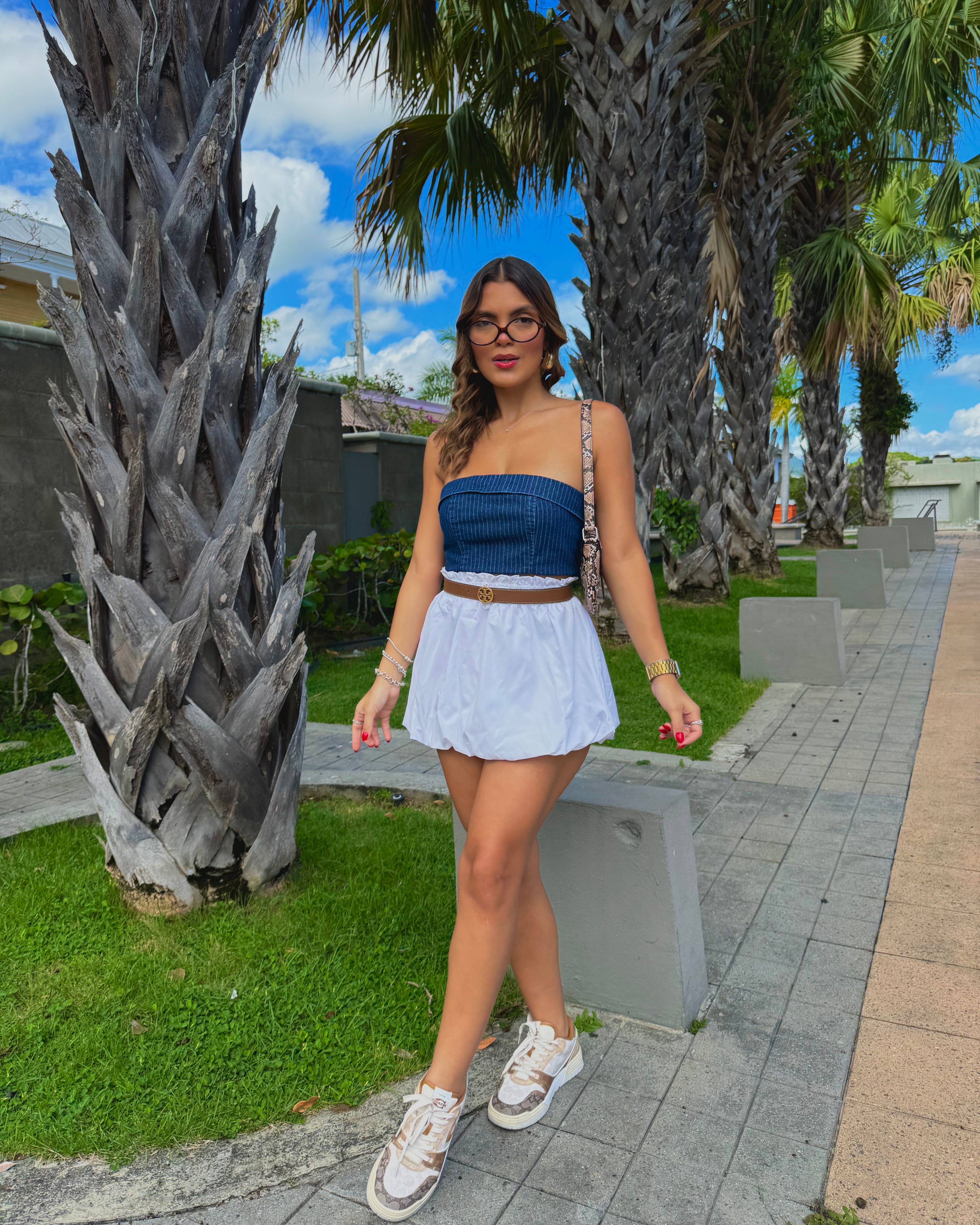 mayrie basic bubble skirt