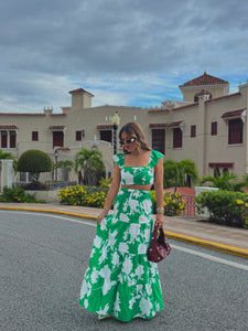 litzennies maxi skirt tropi set