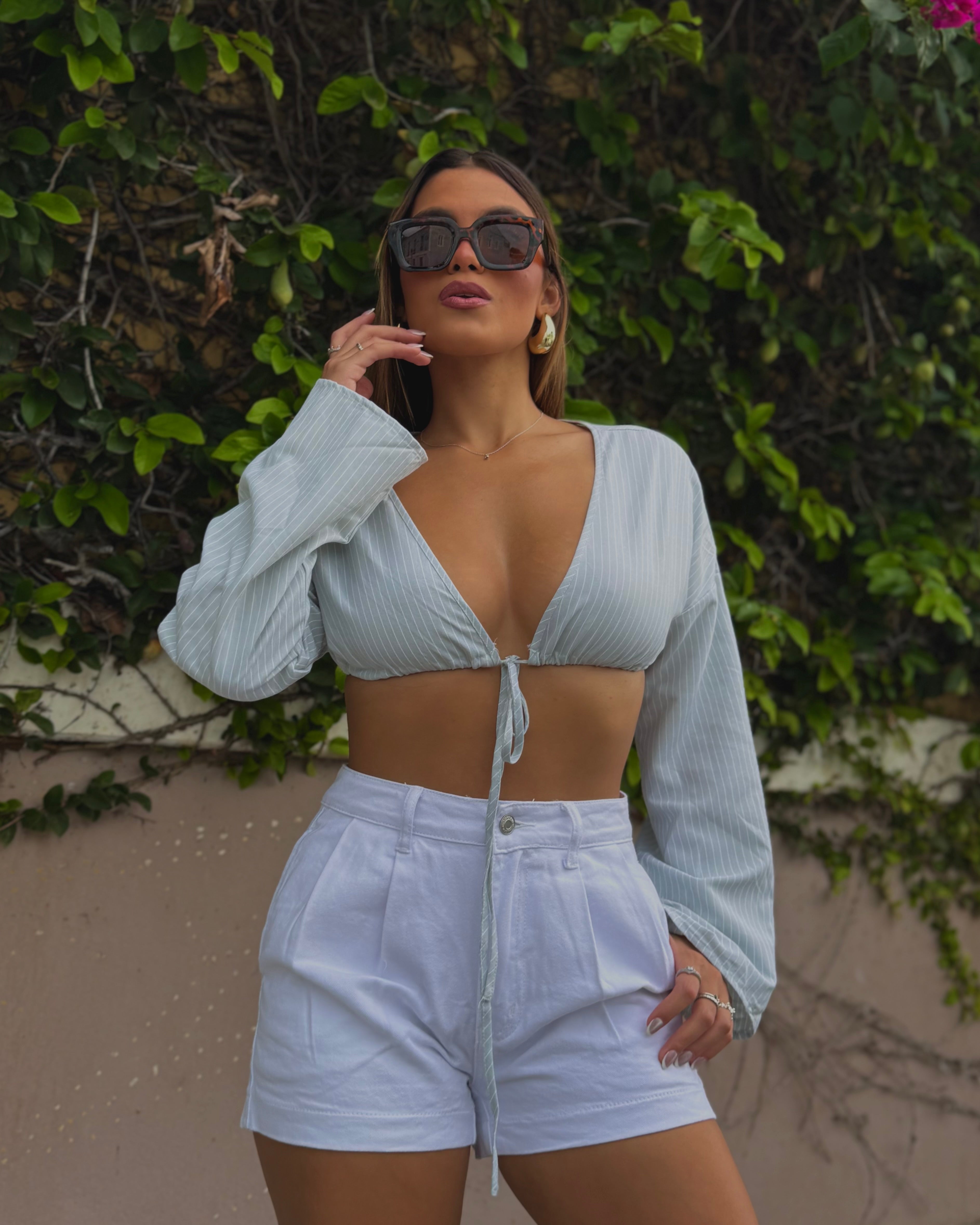 dánicka semi-formal denim short