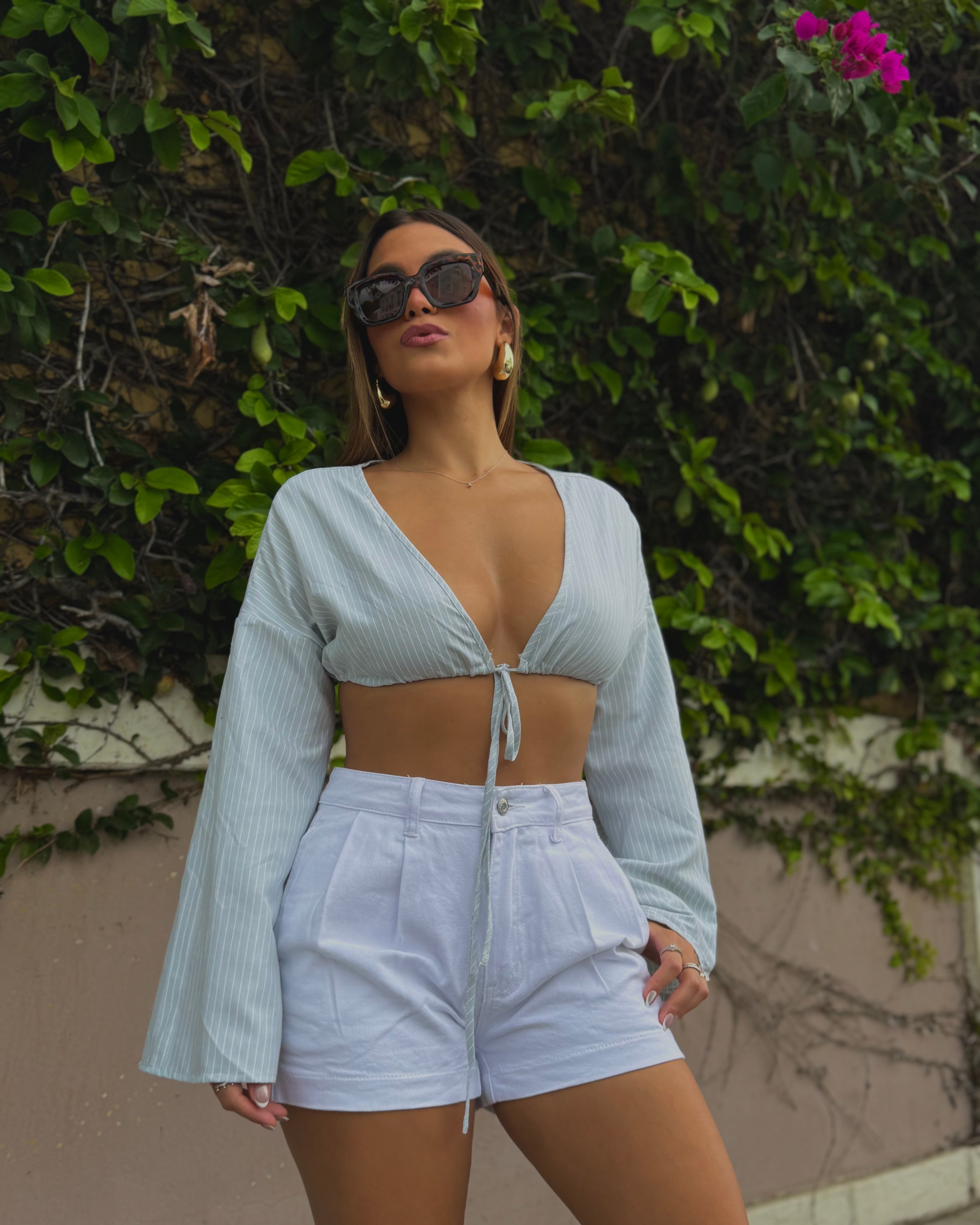 dánicka semi-formal denim short