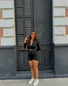 keynnah long sleeve active romper