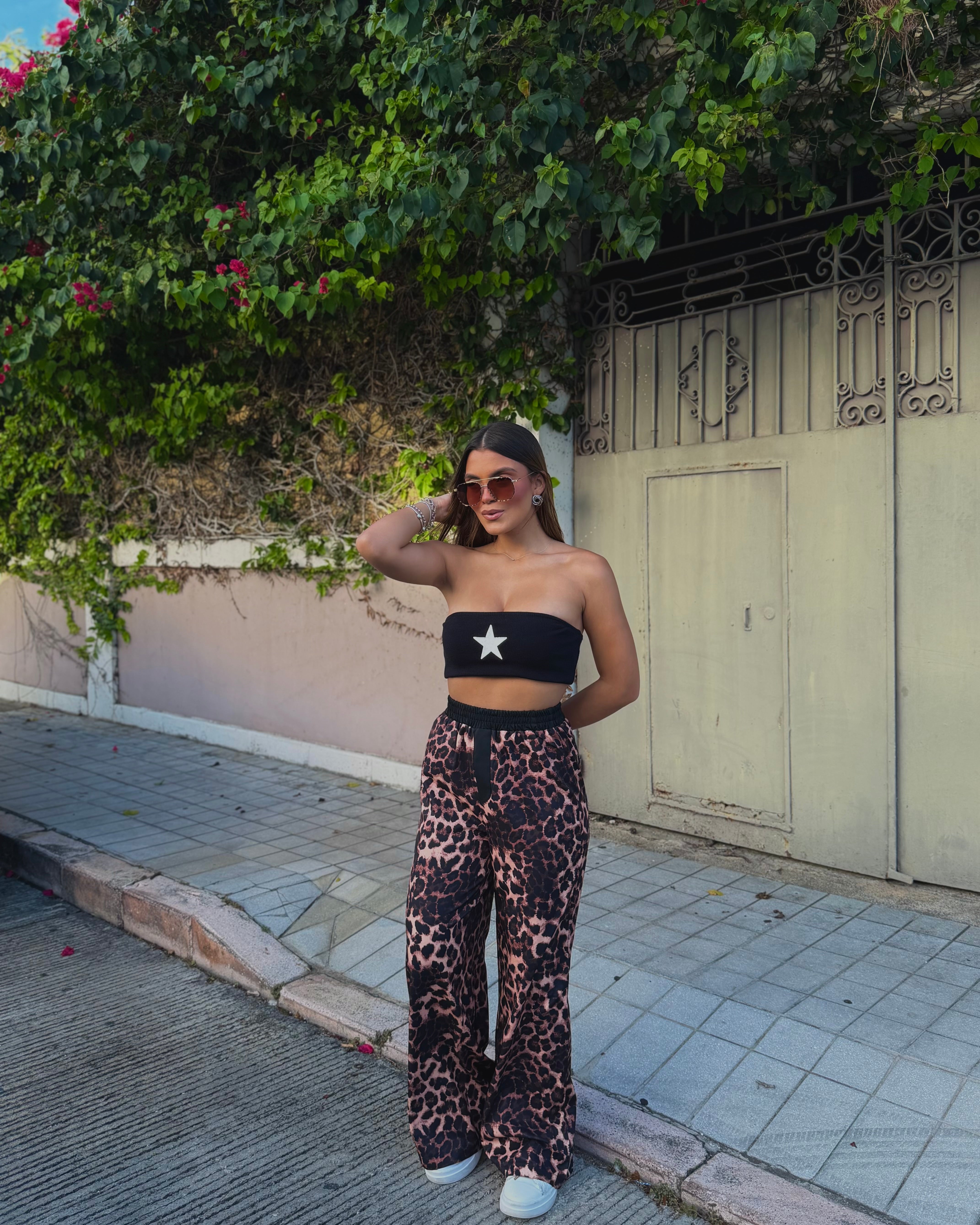taissa leopard comfy pant