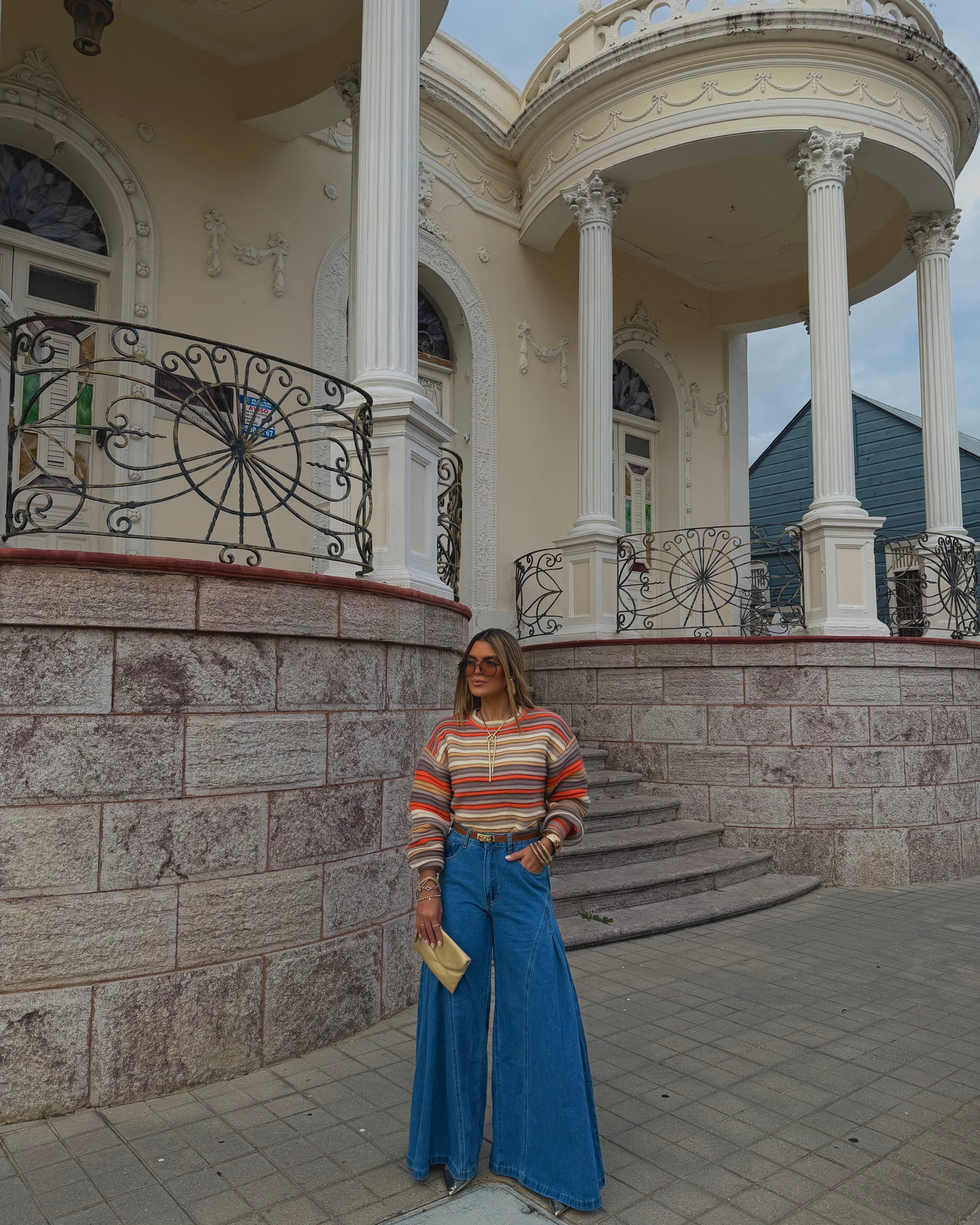 annies denim palazzo pants