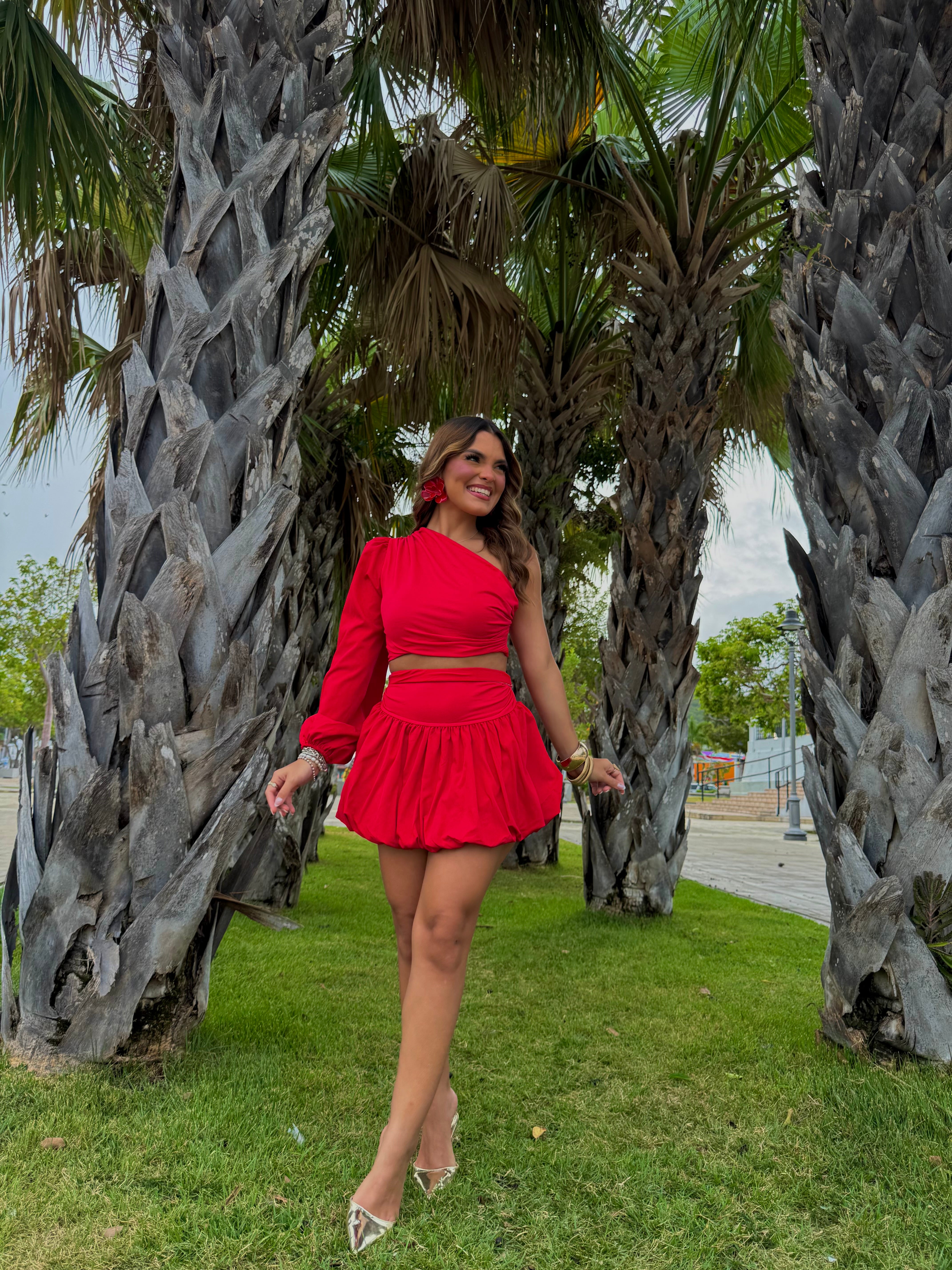 fiamma rouge skirt set