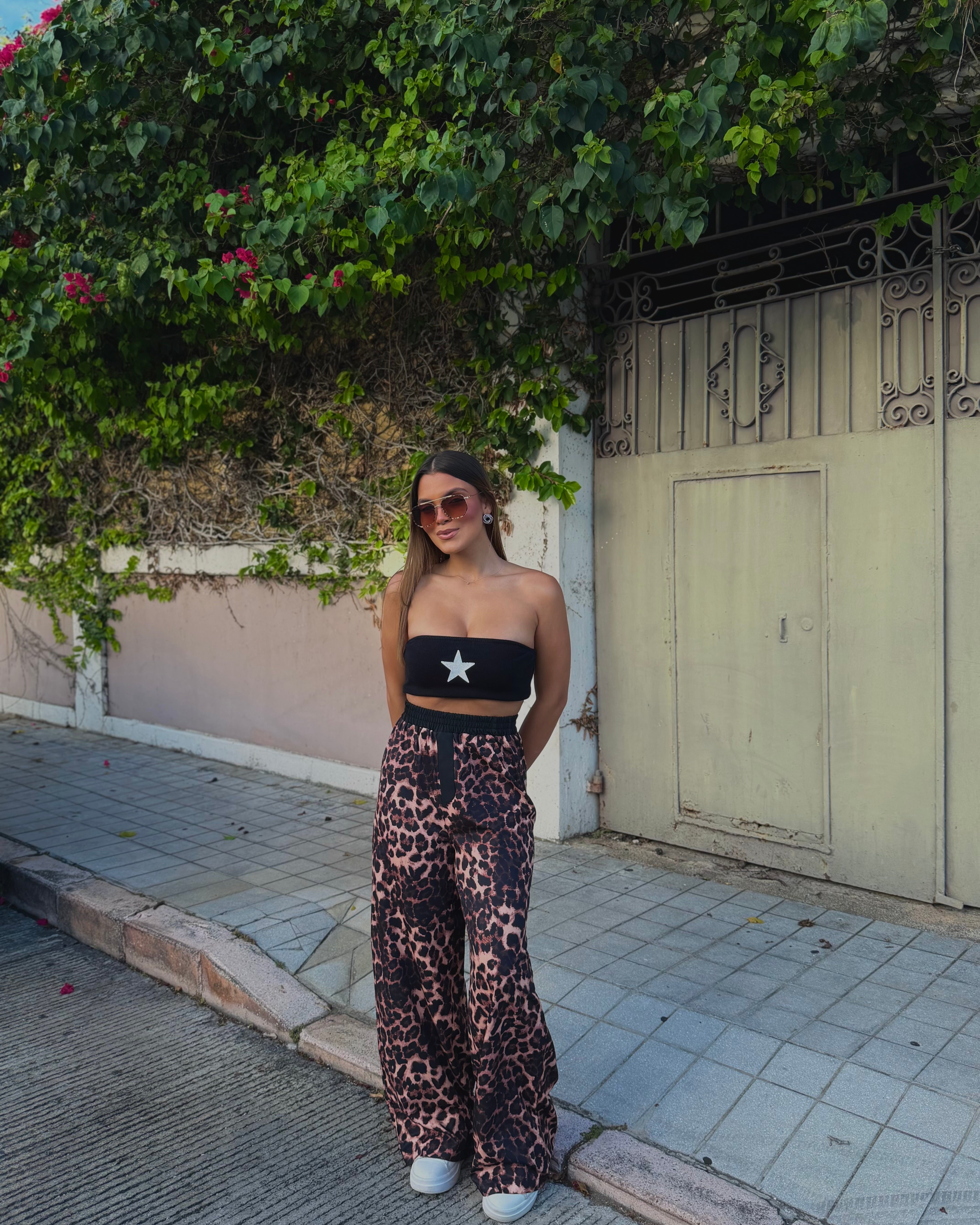 taissa leopard comfy pant