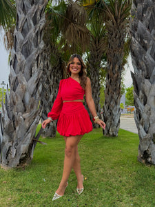 fiamma rouge skirt set
