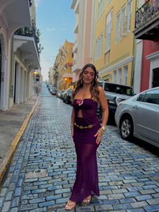 ivonne deep purple glow set