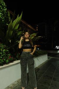 salinna "your favorite" crop shirt