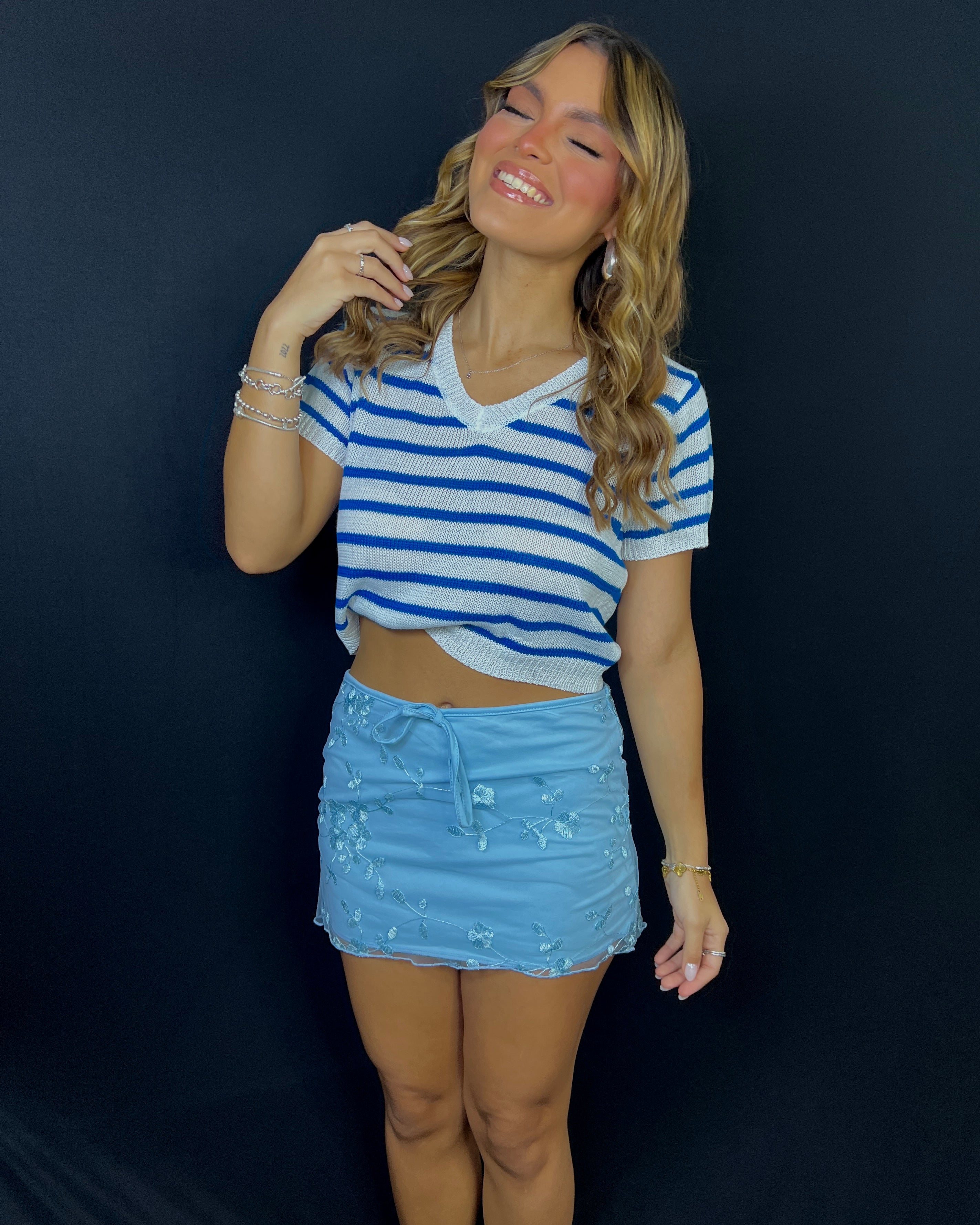 ellerie crochet classic shirt