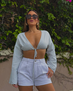 dánicka semi-formal denim short