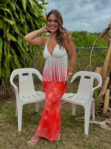 chelsea maxi skirt mesh