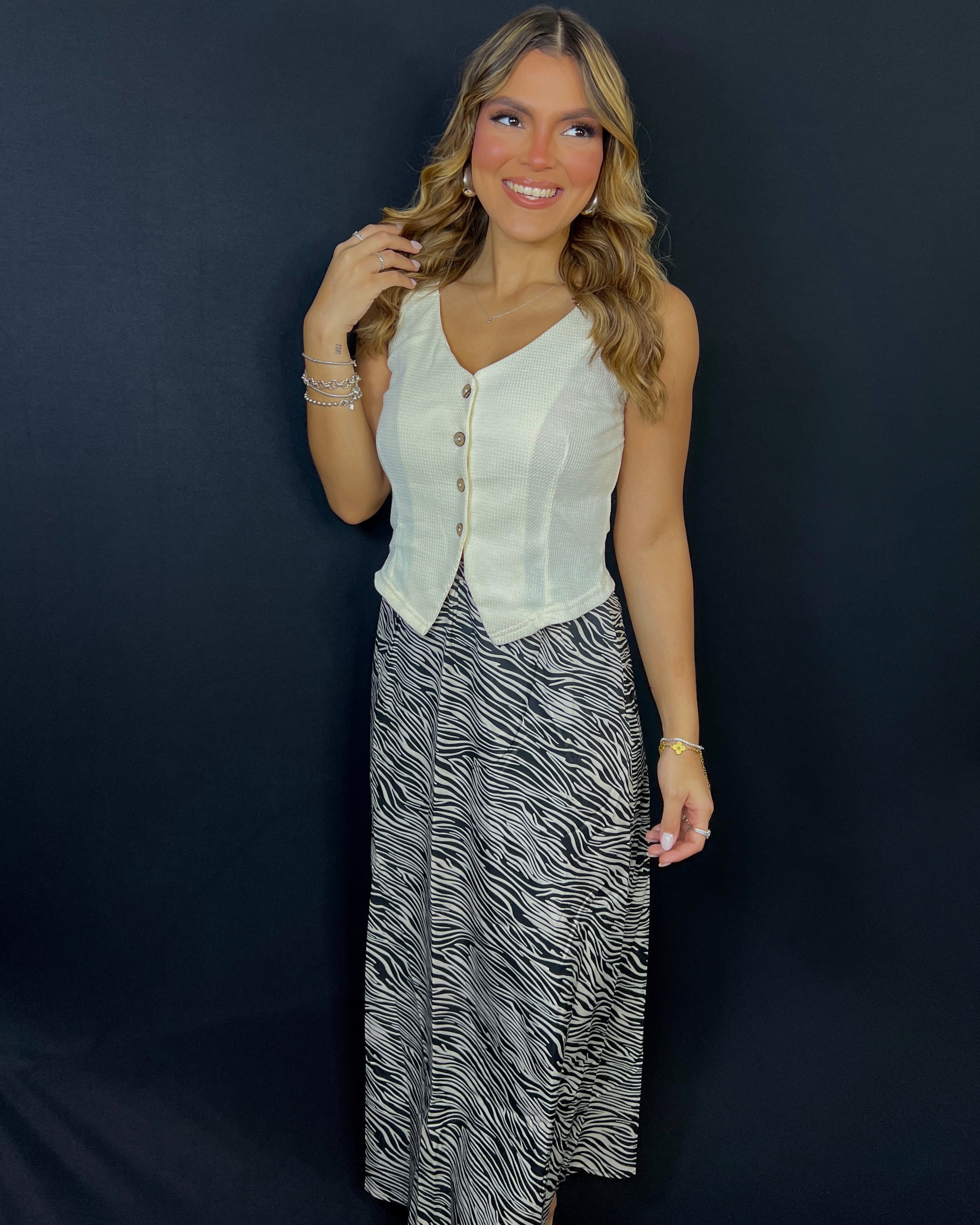 sandrie ivory blouse