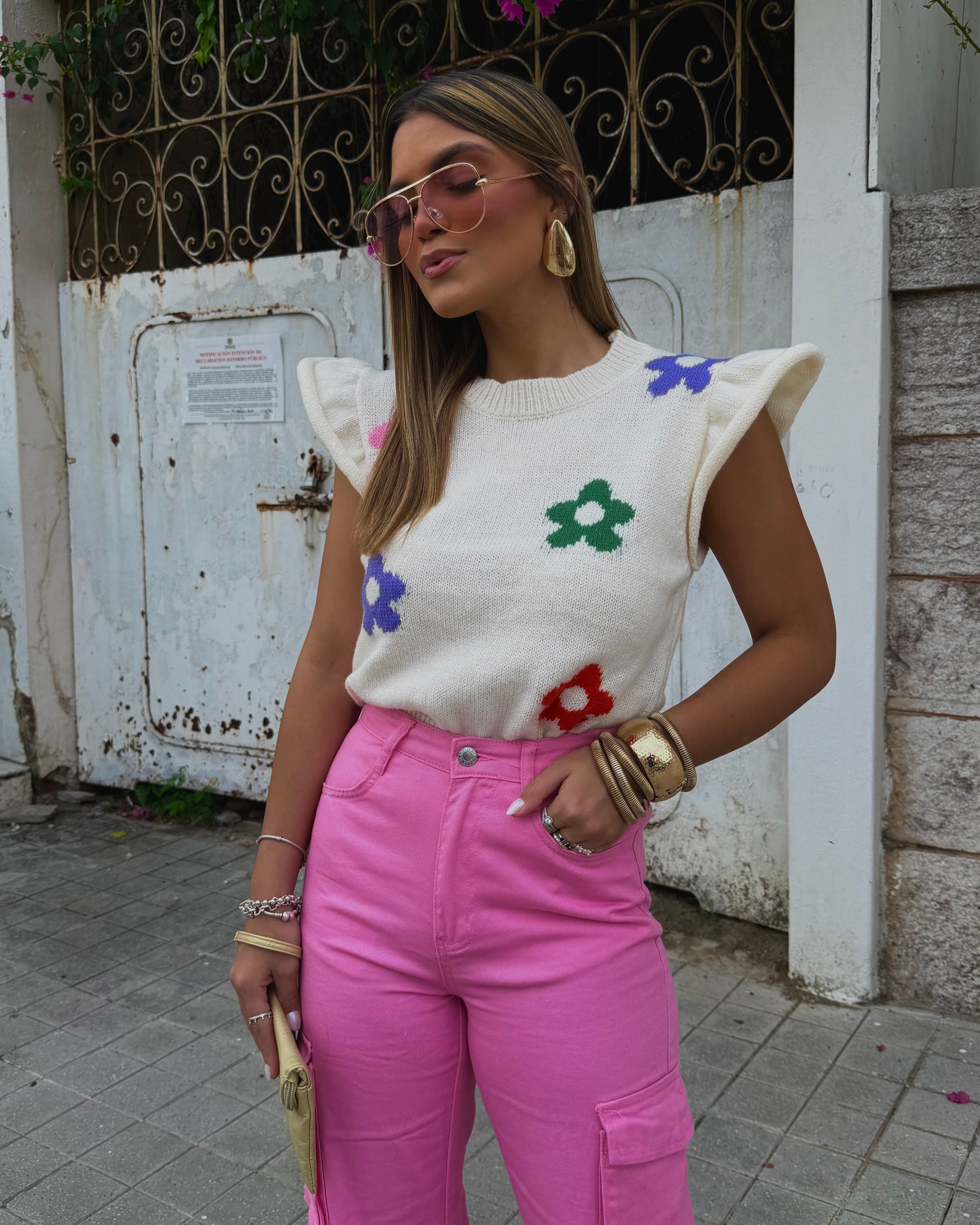 sirenae flowers blouse