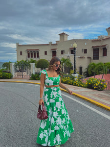 litzennies maxi skirt tropi set