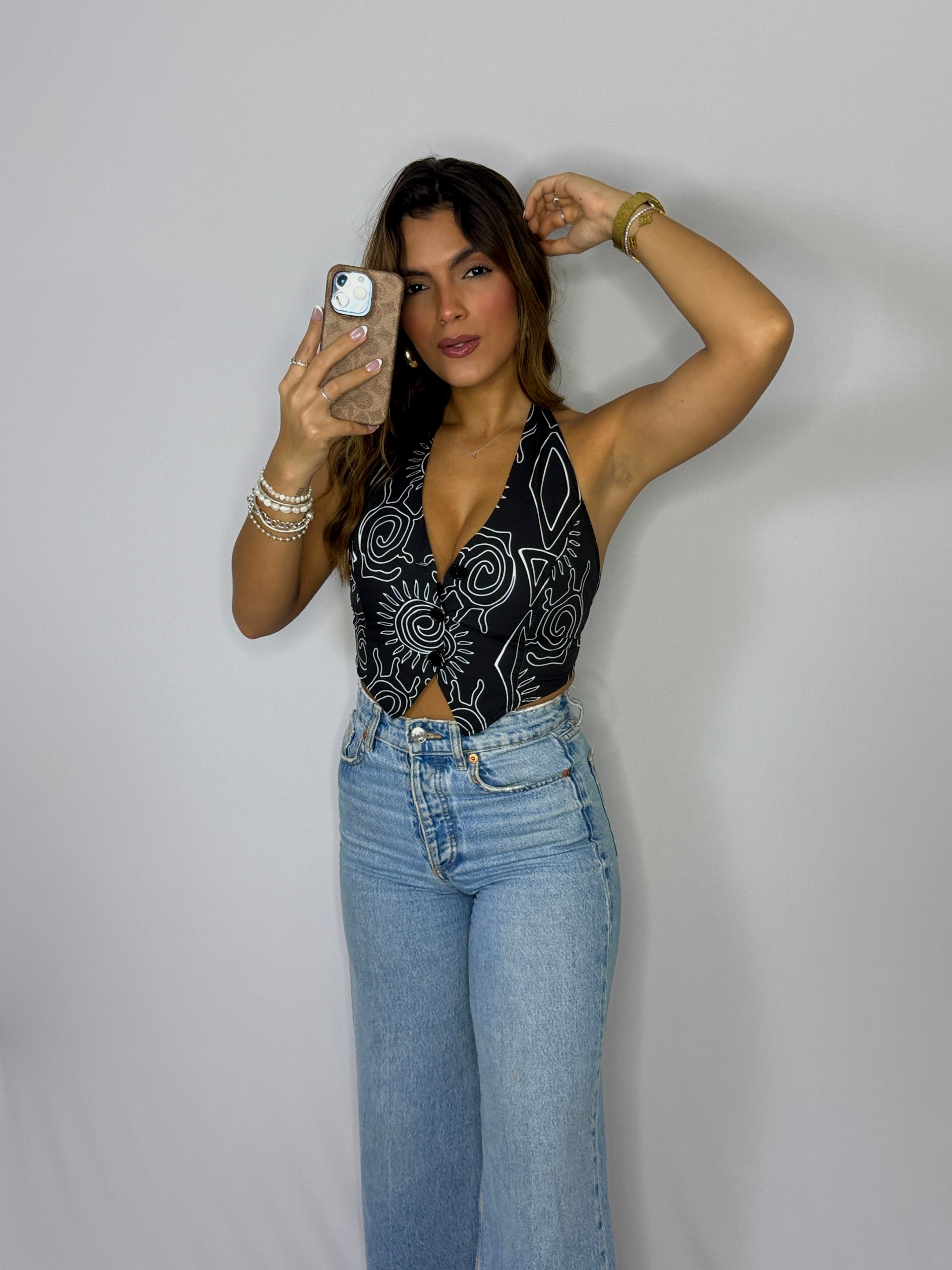 emily solei crop vest