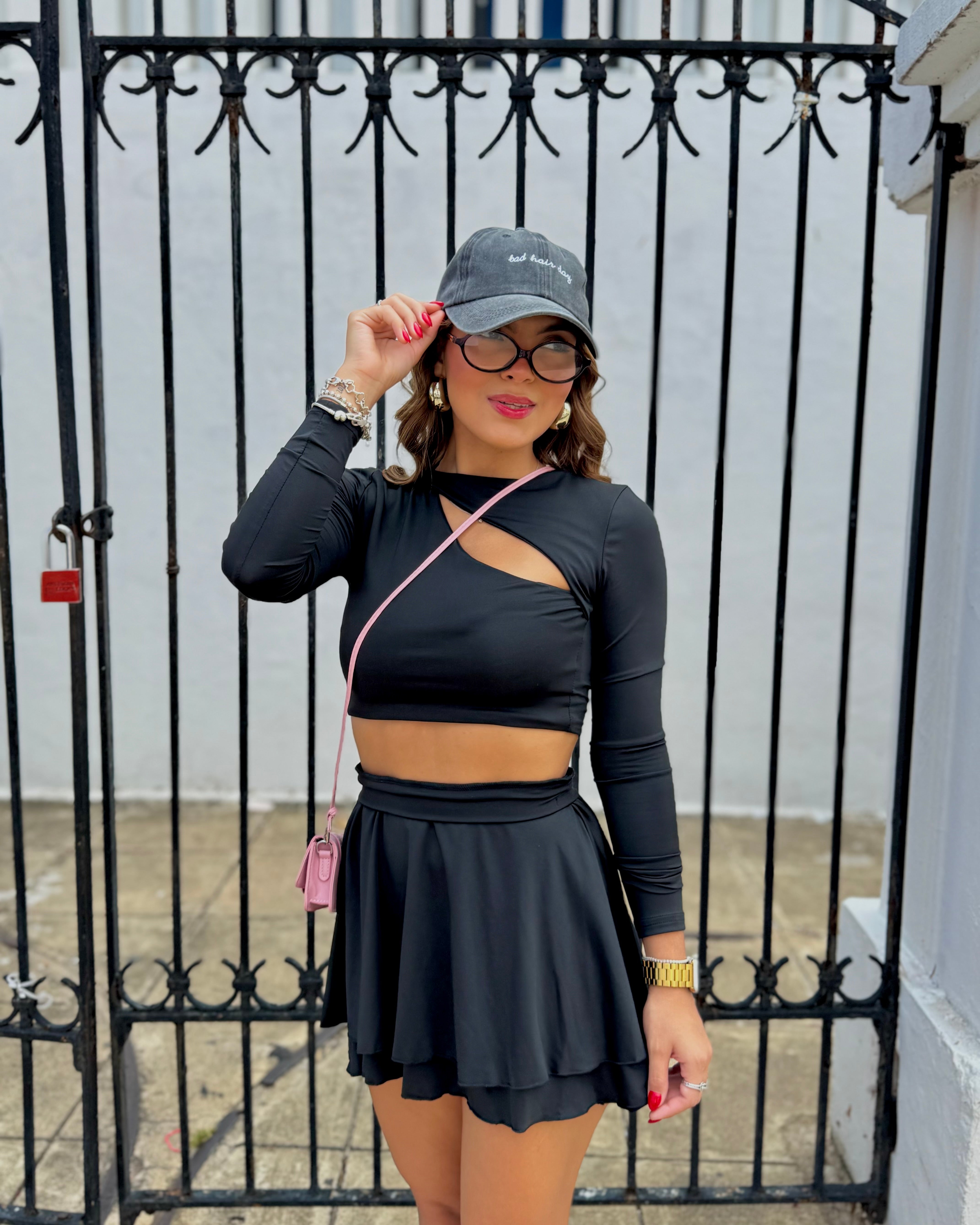 lanney casual skirt set