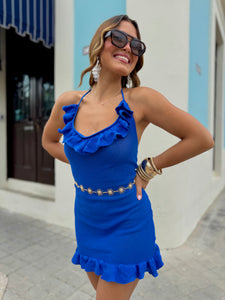 ovidia crochet dress royal