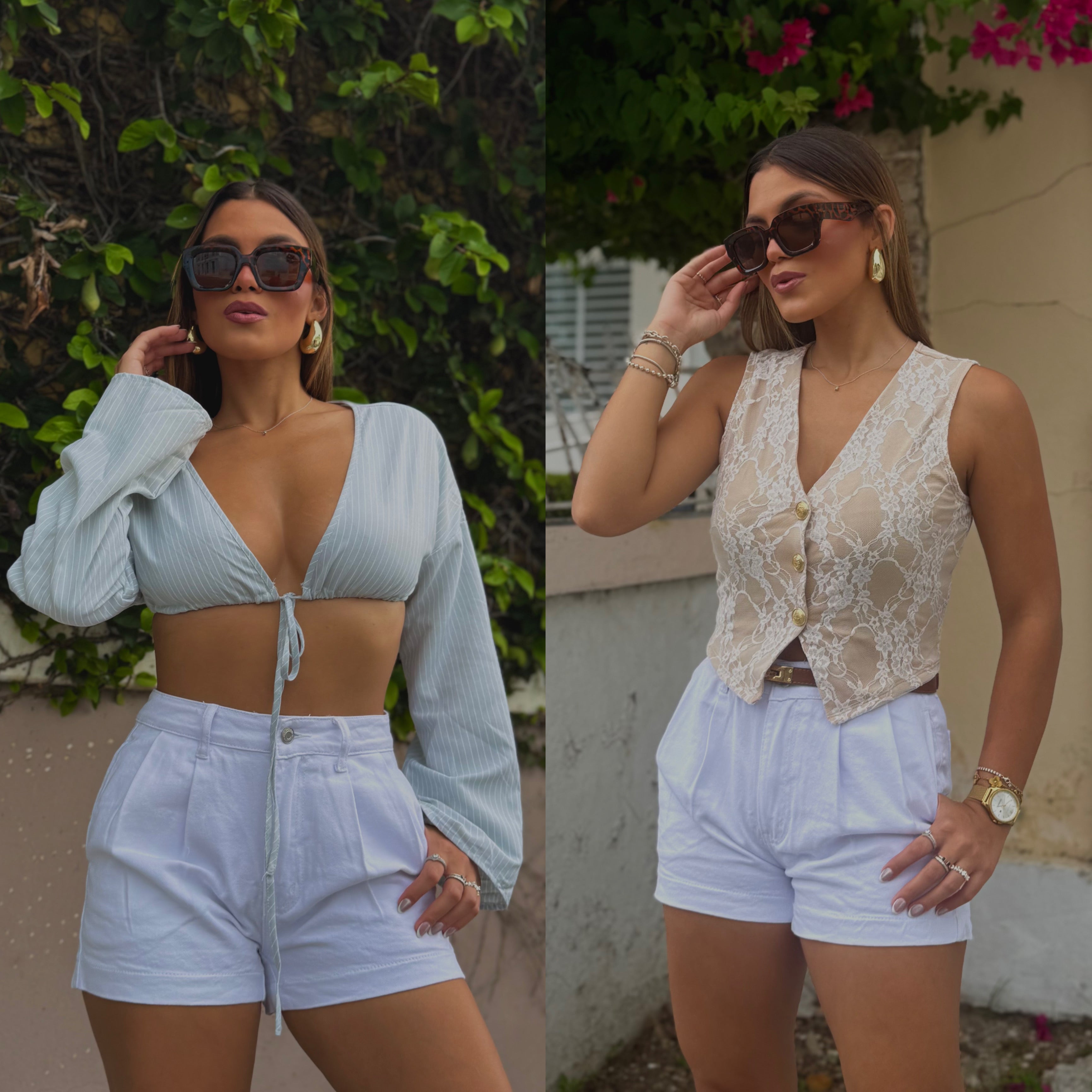 dánicka semi-formal denim short